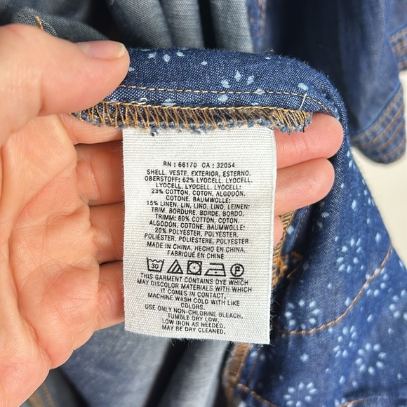 Pilcro and the Letterpress by Anthropologie Belted Denim Romper Size 20W Plus - Picture 5 of 8